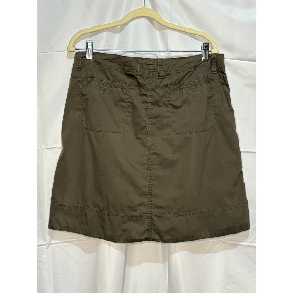 Eddie Bauer Womens Brown Cargo Skirt Utility Size 14 - Picture 5 of 6